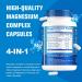 Magnesium Glycinate 4-in-1 Complex for Women, 976mg of Magnesium Glycinate, Citrate, Malate, L-Threonate & Vitamin B6 Supplement for Health | Third Party Tested, Gluten Free, Non-GMO - Easy to Swallow 90 Count (Pack of 1) - Buy Online on GoSupps.com