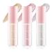 3 Colors Polvo De Hadas Waterproof Long Lasting Highlight Body Glitter Patting Powder Highlighter Makeup Sparkling Glitter Powder for Face Eyes Body and Collarbone