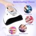 280W UV LED Nail Lamp for Fast Gel Nail Curing | 4 Timers, 66 Beads | Home and Salon Nail Polish Dryer - Buy Online on GoSupps.com
