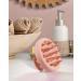 Waterproof Scalp Massager Shampoo Brush for Hair Growth & Dandruff Treatment - Salmon Pink - Buy Online on GoSupps.com