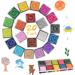 XoreArt Washable Ink Pads for Kids - Non-Toxic DIY Rainbow Craft Ink Pads - Pack of 20 - Ideal for Rubber Stamps, Paper, Wood, Fabric - Best Gift for Kids - Buy Online on GoSupps.com