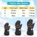 Seyufn Kids Winter Ski Gloves | Warm Waterproof Fleece Gloves for Girls 4-14 Years | Black M (7-10 Years) - Buy Online on GoSupps.com
