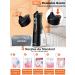 Water Dental Flosser - Rechargeable Oral Irrigator | 4 Modes & IPX7 Waterproof Teeth Cleaning Picks for Home & Travel (Black - Buy Online on GoSupps.com
