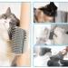 Bobozhong Cat Brush Set - 2 Wall Corner Grooming Brushes for Self-Grooming with Catnip & Screws | Gray Cat Groomer - Buy Online on GoSupps.com