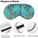 Stylish Phrase Surfboards Sleep Mask - Adjustable Strap, Light Blocking Eye Cover for Men and Women - Buy Online on GoSupps.com