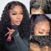 Mongolian Curly Lace Front Wig 13x4 HD Human Hair 180% Density 14inch - Best Selling Deep Kinky Curly Wig for Black Women - Buy Online on GoSupps.com