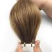 Remy Tape Hair Extensions - Light Brown Straight Seamless Skin Shot Invisible Double-Sided Band 16''/40cm 8# - 5 Packages for Women - Buy Online on GoSupps.com