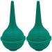 2pk Sterile Ear Syringe 1oz / 30ml Green Rubber Bulb for Washing & Wax Removal