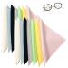 JdXun 16 pieces of glasses cleaning cloths microfiber cleaning towels microfiber display cleaning cloth display cleaning towels/lens cloth for screens camera lenses - 15 x 15cm (colors)