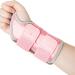 Buy Upgraded Carpal Tunnel Wrist Brace - Left Hand Pink S/M | Comfortable Hand Splint for Arthritis Tendonitis & Sprains - Perfect Fit for Men & Women - Buy Online on GoSupps.com