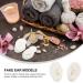 POPETPOP Soft Silicone Ear Model Display Props Teaching Tools - Size L White, 1 Pair Medium Earrings - Buy Online on GoSupps.com