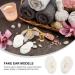 TEHAUX Premium Silicone Ear Model - Lifelike Artificial Ear for Studs & Teaching (Size M) - Bubble-Free Soft & Realistic - Buy Online on GoSupps.com