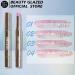 MYUANGO Shimmer Eyeshadow Stick Cream Pencil Crayon Eye Brightener Highlighter Makeup - Waterproof & Long Lasting (01PINK) - Buy Online on GoSupps.com