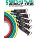 150-250lbs Resistance Bands Set with Handles - 5 Tube Fitness Bands for Home Workouts - Buy Online on GoSupps.com
