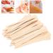 50PC Wooden Wax Applicator Sticks for Eyebrows & Face Hair Removal | Professional Quality Wax Spatulas - Buy Online on GoSupps.com