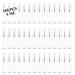 Mini Spray Bottles 105PCS 5ML Clear Glass Perfume Bottles Refillable Fine Mist Spray Bottles Empty Fragrance Scent Sample Spray Containers Cosmetics Make up Atomizer for Cleaning,Travel,Essential Oils 5ML 105PCS