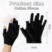 Buy Lilbitty Cotton Gloves - 3 Pairs Moisturizing Gloves for Dry Hands | Overnight Moisture Therapy | Black - Buy Online on GoSupps.com