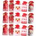 PLAFOPE Chrismas Bags 50pcs Christmas Drawstring Bag Candy Bags Holiday Santa Bag Drawstring Candy Bag Child Bag Food - Buy Online on GoSupps.com
