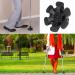 Supregear 6-Prong Non-Slip Rubber Cane Tip for 19mm Standard Walking Canes - Self Standing Replacement Accessory in Black - Buy Online on GoSupps.com