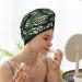 Green Snakeskin Microfiber Hair Towel - Soft Super Absorbent & Quick Dry Hair Wrap for Women with Long Curly & Thick Hair - Buy Online on GoSupps.com