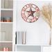 Cabilock Retro Wrought Iron Disc Wall Art Adornment Home Decoration God Bless Our Home Wall Decor Brown - Buy Online on GoSupps.com