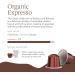 Compatible Nespresso Coffee Pods 80 Expresso Aluminium Organic Pods Punchy & Powerful Espresso Coffee 10 count (Pack of 8) - Buy Online on GoSupps.com