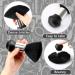 FEBSNOW Hair Cutting Cape Kit - Professional Waterproof Barber Cape with Neck Duster Brush | Adjustable Floral Hairdressing Supplies for Adults - Buy Online on GoSupps.com