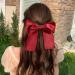 8 Pack 6 Inch Hair Ribbon Alligator Clips - Satin Bow Barrettes for Girls and Women in Pink, Red, Blue, Green, Black - Hair Bow Accessories - Buy Online on GoSupps.com