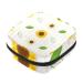 Sunflower Stripe Pattern Sanitary Napkin Storage Bag Menstrual Pad Bag Portable Menstrual Period Sanitary Pouch Zipper Tampons Collect Bags for Teen Girls Women Ladies Color 8