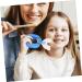 Gatuida 10 pcs Children's Shaped Toothbrush Set - Portable U-Toothbrushes for Kids | Durable & Easy Clean PP Material - Buy Online on GoSupps.com