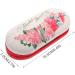 Buy JECOMPRIS Double-Lodged Glasses Case - Practical Contact Lens Holder with Tweezers Mirror and Solution | Stylish Red Design for Household Use - Shop Internationally! - Buy Online on GoSupps.com
