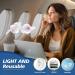 Naiicute Aircraft Earplugs - Pain-Free Travel Earplugs for Adults & Kids 12+ Reusable Hearing Protection with Pressure Compensation - White (Blue & Violet) - International Shipping Available - Buy Online on GoSupps.com