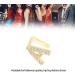Halloween Hip Hop Teeth Brass Base Wonderful Wearing Experience Suitable for Those Who Like Hip Hop Fashion Elements. (Gold) - Buy Online on GoSupps.com