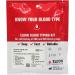Blood Type Kit - 2 Pack with Eldoncard, Lancet, Gauze, Alcohol Wipe, Micropipette - Buy Online on GoSupps.com