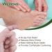 Welnove 36 CT Bunion Cushions Pad - Fabric Toe and Foot Bunion Protector for Bunion Relief and Reduce Rubbing - Strong Adhesive Bunion Relief Pads - Buy Online on GoSupps.com