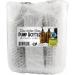 2-Pack 32oz Amber Glass Lotion Pump Bottles with Locking Pump Dispensers - Quart Size Brown Bottles, Chalk Labels Included - Buy Online on GoSupps.com