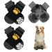 6Pcs Anti Slip Dog Socks Stop Licking Dog Shoes for Injured Paws Dog Grip Socks with Straps Traction Control Dog Boots Dog Shoes with Adjustable Strap for Puppy Dog Outdoor Indoor Floor Walking