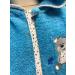 Wolimbo Personalized Dog Motif Bathrobe for Kids | Boys & Girls 98/104 (24-36 Months) - Turquoise - Buy Online on GoSupps.com