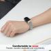 LAREDTREE Band Compatible with Fitbit inspire 3  BreathableÂ  Stainless Steel Loop Mesh Magnetic AdjustableÂ Wristbands for fitbit Inspire 3 Women Men Silver - Buy Online on GoSupps.com