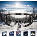 Vgooar OTG Ski Goggles with Magnetic Detachable Lens - Frameless Cylindrical Lens in Red | International Shipping Available - Buy Online on GoSupps.com