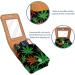 Travel Lipstick Organizer Case - Portable Makeup Bag with Mirror | Colored Fantasy Leaves E083p8tuxc - International Shipping Available - Buy Online on GoSupps.com