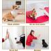 Toozey Dog Clicker 5 Pack - Large Button Wrist Strap 5 Colors + Free E-Book | Perfect Training Tool for Dogs Worldwide - Buy Online on GoSupps.com