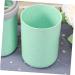 FRCOLOR Green Toothbrush Holder & Toothpaste Storage Cup Medium Travel Tumbler Organizer - Buy Online on GoSupps.com