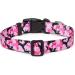 Suredoo Adjustable Dog Collar - Soft Comfort Nylon for Small to Large Dogs - Camo Pink (M: 33-55cm) - Buy Online on GoSupps.com