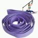 MJIYA Yoga Stretch Exercise Strap with 10 Flexible Loops Thicken Exercise Band Gravity Fitness Stretching Strap Physical Therapist Recommended Exercises and Pilates Workouts Purple