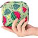 Stylish Menstruation Pad Bag with Zipper - Women's Napkin & Tampon Storage | Mature Watermelon Leaves & Flowers Design - Buy Online on GoSupps.com