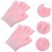 Ipetboom 1 Pair Brush Cleansing Collagen Gel Gloves Moisturizing Fingerless Glove Moisturizing Gel Glove Moisturizer Hand Glove Mittens Dry Hands Pink Hand Man - Buy Online on GoSupps.com