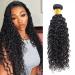 Water Wave Bundles Human Hair Water Wave Hair Bundles Wet and Wavy Human Hair 1 Bundle for Black Women 22 Inch Brazilian Virgin Water Wave Bundles Natural Black Color Hair Extensions Water Wave 1 Bundle 22Inch