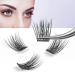 Cluster Lashes Natural Individual Lashes 48 Pieces Eyelash Extensions Lash Ribbons Cluster False Lashes Faux Mink DIY Individual Eyelashes with Eyelash Glue and Tweezer(0.07 C 10mm) Individual Lashes 48 Pcs