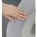 Soft, Thick & Washable Grey Toilet Seat Cover Pad for Bathroom - Buy Online on GoSupps.com